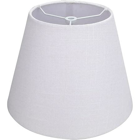 White Lamp Shade ALUCSET Barrel TC Cloth Small Lampshade For Table