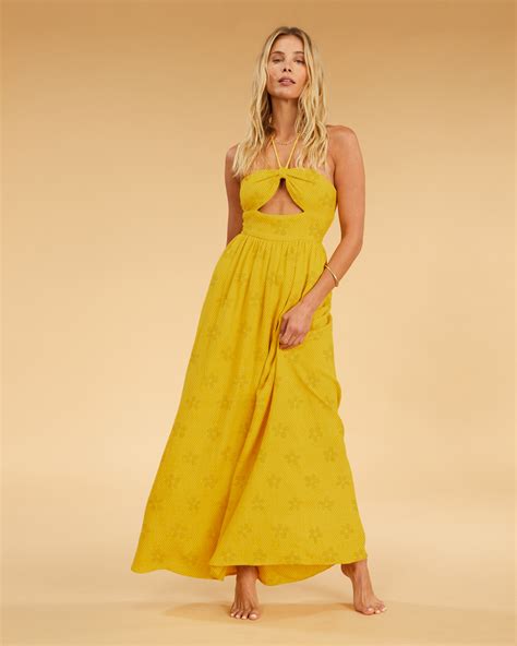 Salty Blonde Sunset Glow Maxi Vestito Da Donna Billabong