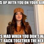 Scumbag Stacey Blank Template Imgflip