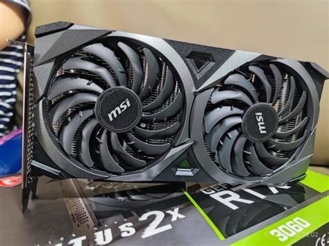 Msi Geforce Rtx 3060 Ti Ventus 2x Ocv1 Lhr Graphics Card Ph