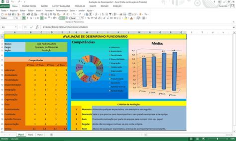 Planilha De Avalia O De Desempenho Por Compet Ncias Sol Bank Home
