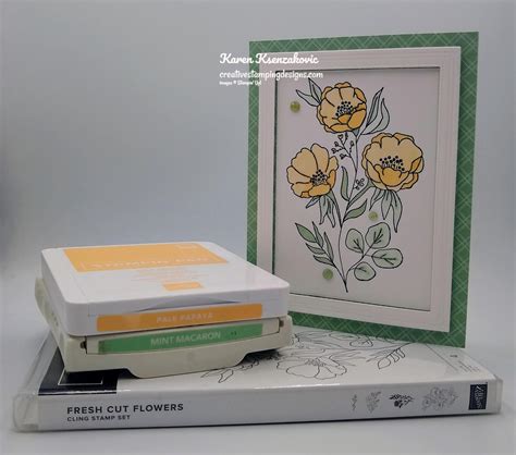 Stampin Up Fresh Cut Flowers Sneak Peek For Amys Inkin Krew Team Blog Hop Creative