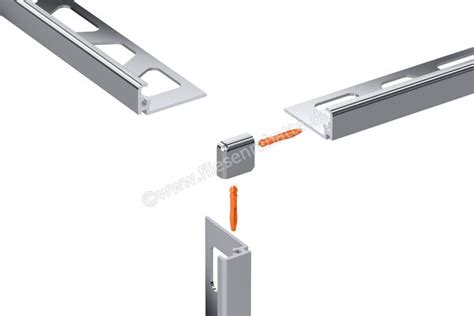 Schlüter Systems JOLLY ACG Außenecke 90 ACG Aluminium chrom glänzend