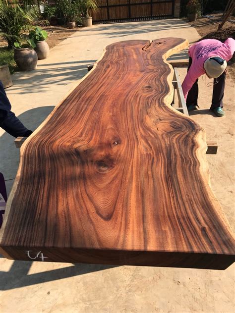 Luxury Dining Live Edge Dining Table Reclaimed Single Slab Etsy