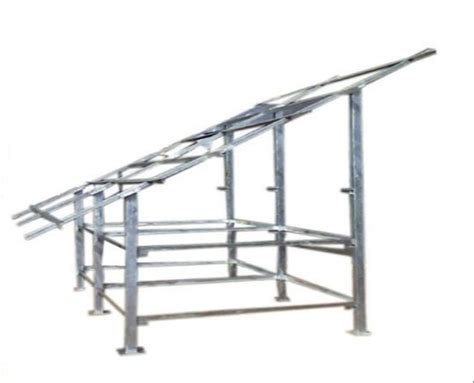MS Hot Dipped Galvanized Solar Structure For Industrial Thickness Mmm Micron At