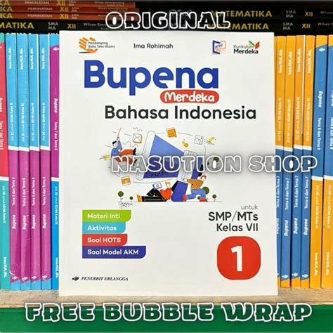 Jual Buku Bupena Merdeka Bahasa Indonesia Kelas Vll Smp Mts