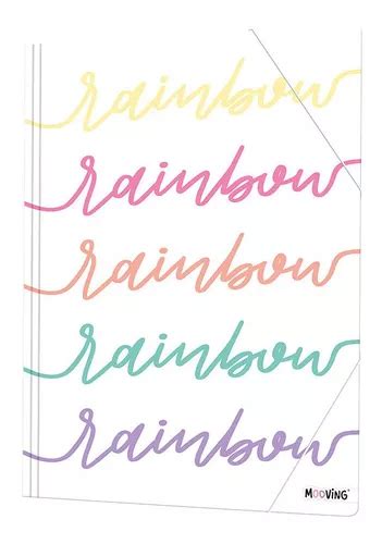 Carpeta Rainbow Dibujo 3 Solapas Con Elástico N5 Mooving MercadoLibre