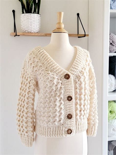 Free Crochet Crop Cardigan Pattern Crochet Dreamz