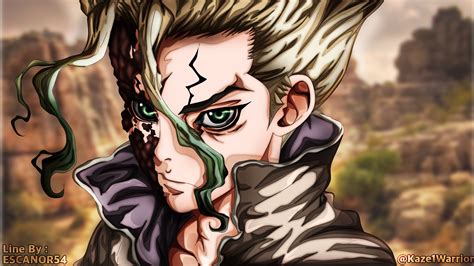 Papel De Parede Hd Para Desktop Anime Dr Stone Senku Ishigami Taiju