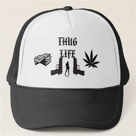 Casquette Thug Life Zazzle Fr