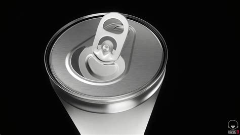 Fl Oz Ml Sleek Aluminum Can Pbr D Model Max Fbx C D