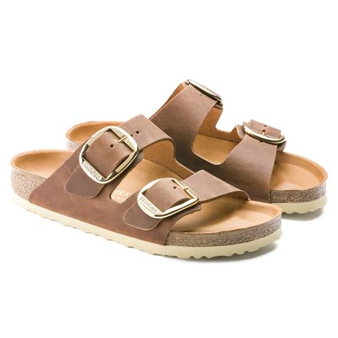 Arizona Big Buckle Oiled Leather Cognac Birkenstock