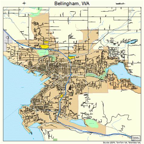 Bellingham Washington Street Map 5305280