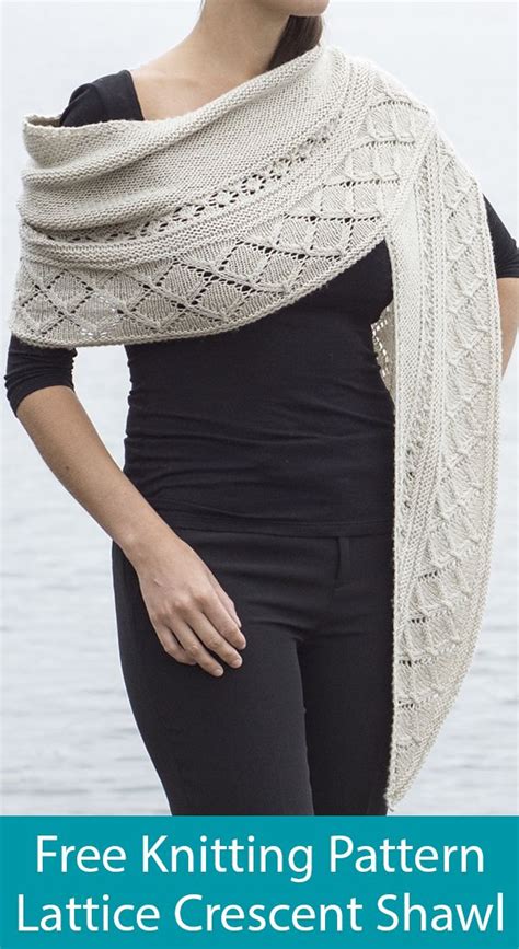 A Woman Wearing A Knitted Shawl With The Text Free Knitting Pattern