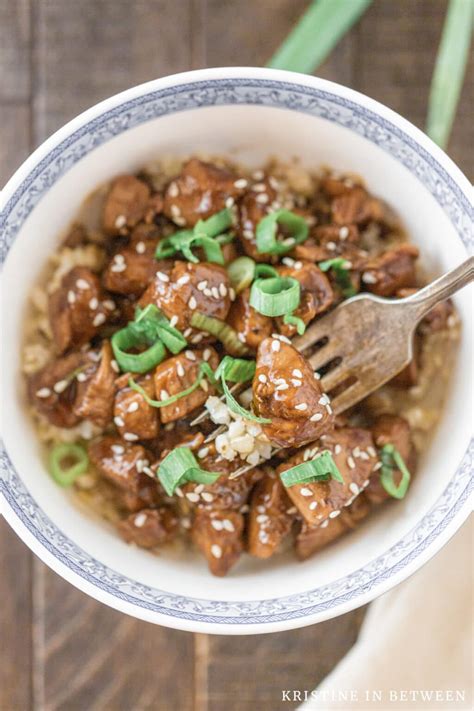Teriyaki Chicken Rice Bowls Kristine In Between