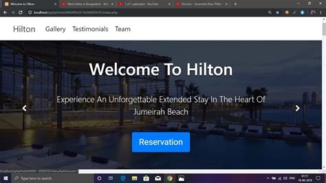 Hilton Hotel Management System Youtube