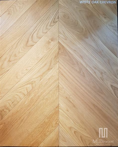 White Oak Chevron Muzi Parquet