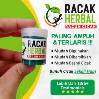 Jual Racak Obat Cicak Paling Ampuh Racun Cicak Original Herbal Pembasmi