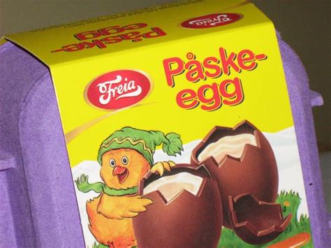 Norwegian Freia Påske Eggs like Cadburys Crème Eggs with a less messy