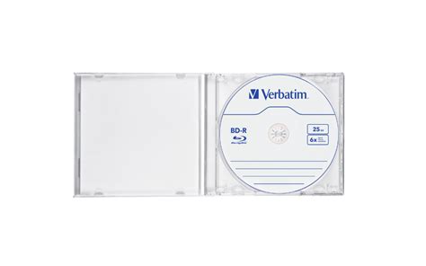 Verbatim BD R Blu Ray CD Disk Rohlinge 25 GB 6x Speed In Jewel Case