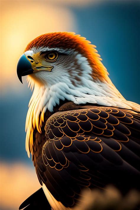 Eagle Portrait Digital Art by La Moon Art - Fine Art America