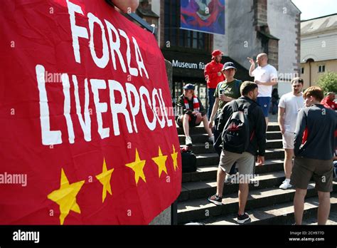 Liverpool flag on display before the UEFA Europa League Final at St ...