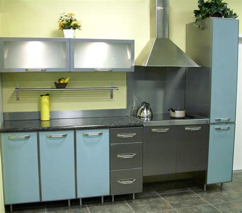 stainless steel kitchen cabinets. | Steel kitchen cabinets, Stainless
