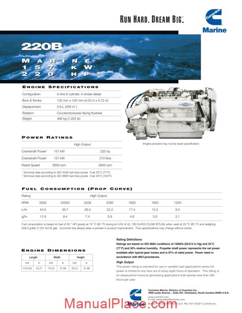 Cummins All Series Engine Specifications – Service Manual Download ...