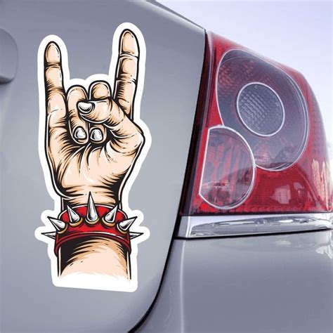 Sticker Signe Rock N Roll Autocollant Signe Rock N Roll ZoneStickers