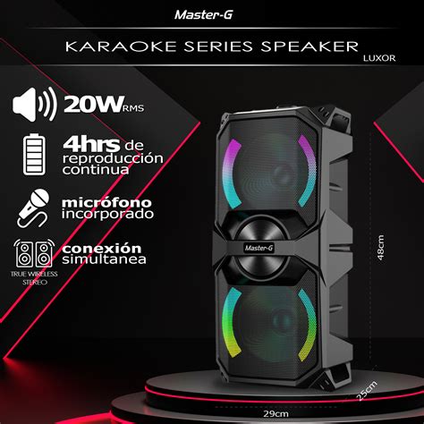 Ripley Parlante Karaoke Bluetooth Luxor X Con Micr Fono