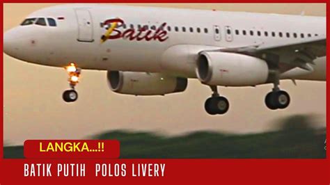 Batik Polos Spoting Senja Landing Smooth Lion Air Group Super Air