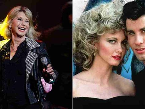 La Actriz Y Cantante Olivia Newton John Recordada Por Su Papel En