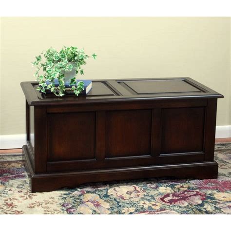 Chestnut Camden Blanket Chest Blanket Chest Coffee Table With Hidden