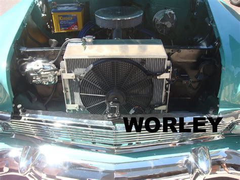 3 Rows Aluminum Radiator For Chevy Bel Air V8 Wcooler 1955 1956 1957