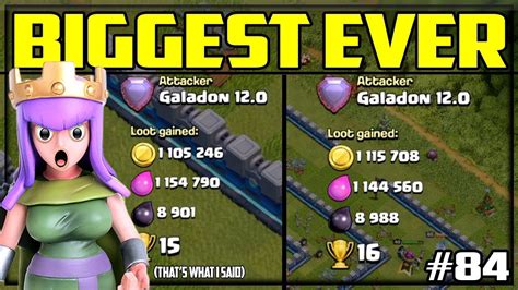 The Biggest Ever In Clash Of Clans Gem Farm Fix That Rush 84 Youtube