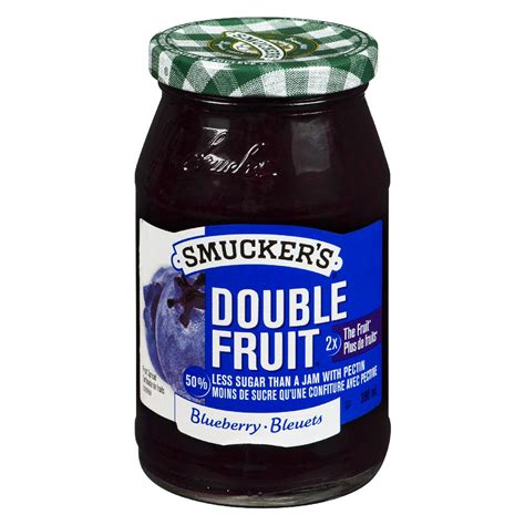 Smuckers Double Fruit Spread Bluberry Stongs Market