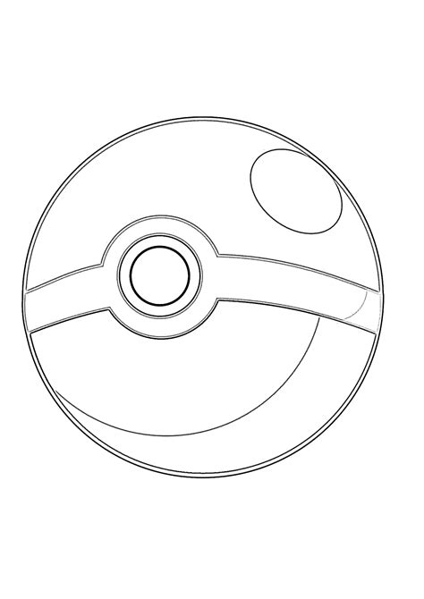 Coloriages Pokeball à imprimer