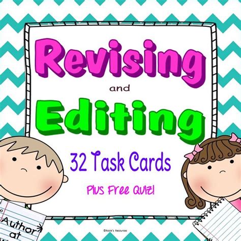 Free Revising And Editing Practice Th Grade