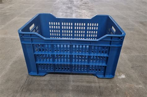 Blue Vegetable Virgin HDPE Crate At Rs 295 Piece Agol Gandhinagar