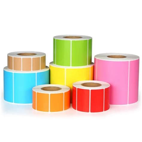 Color Barcode Label Customizable Length Multicolor Options Round