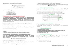 Cours Biostatistiques Et Bioinformatique Cours De Biostatistiques