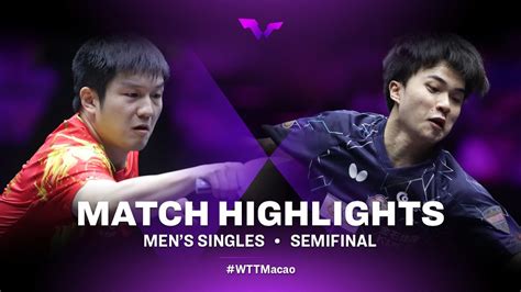 Highlights Fan Zhendong Vs Lin Yun Ju Ms Sf Wtt Champions Macao