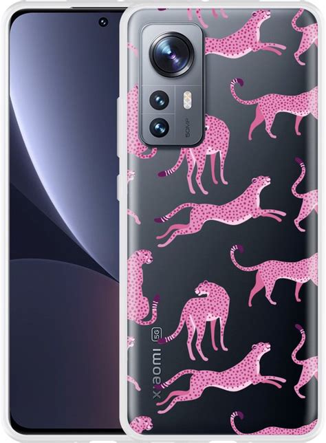 Xiaomi 12 Pro Hoesje Roze Cheeta S Designed By Cazy Bol