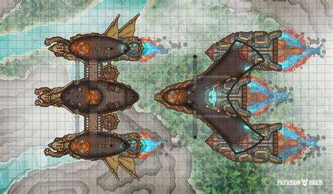 DnD Airship Map by AtaraxianBear on DeviantArt