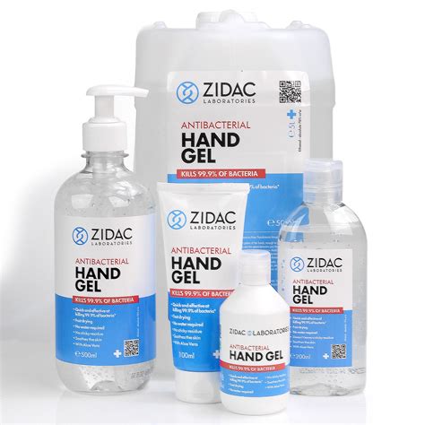 Zidac 70 Alcohol Hand Gel 5ltr Container Medisave Uk