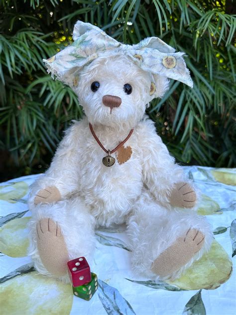 Hazel Artist Made Handmade Mohair Teddy Bear Collectible Etsy