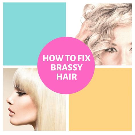 How To Get Rid Of Brassy Hair Brassy Hair Hair Inspiration Color Bleached Hair Repair