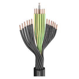 Al Foil Screen Tinned Copper Wire PVC Sheathed Cable Multi Cores