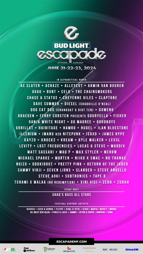 Escape Rave 2024 Lineup Sibel Drusilla