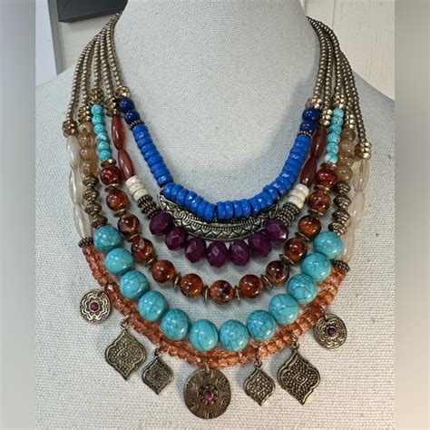 Jewelry Multi Strand Ethnic Vibe Statement Necklace Poshmark